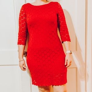 Red dress